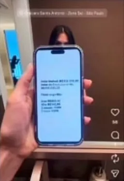 Print de vídeo em POV com o celular