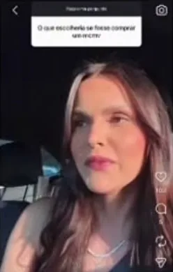 Print de vídeo respondendo um comentário